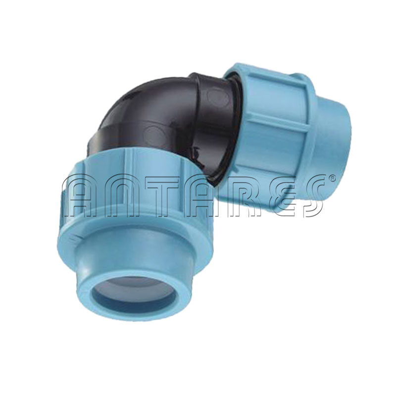 GOMITO IN PE 90 X 90 PN 16