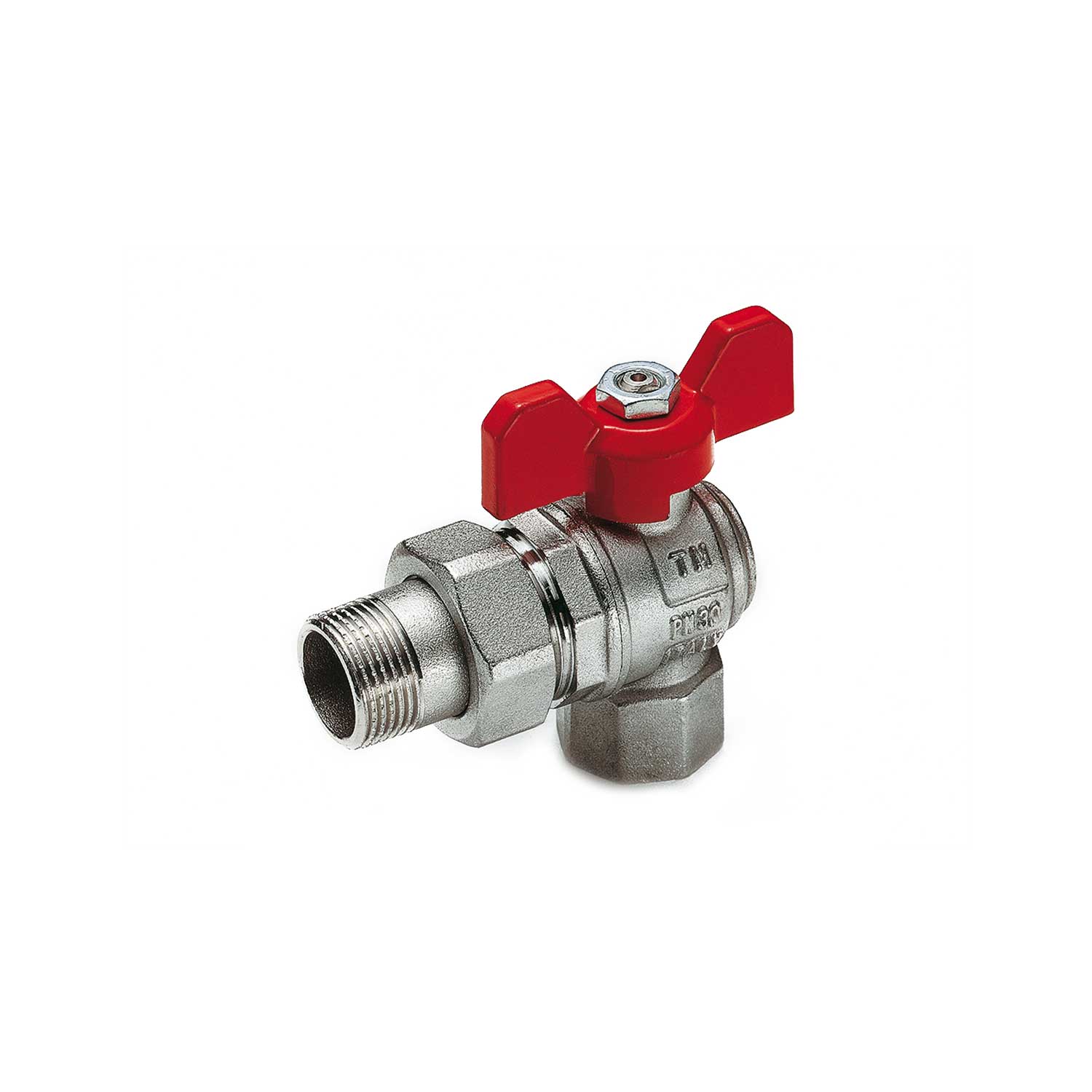 VALVOLA A SFERA 90° BOCC. M/F FARFALLA 3/4”