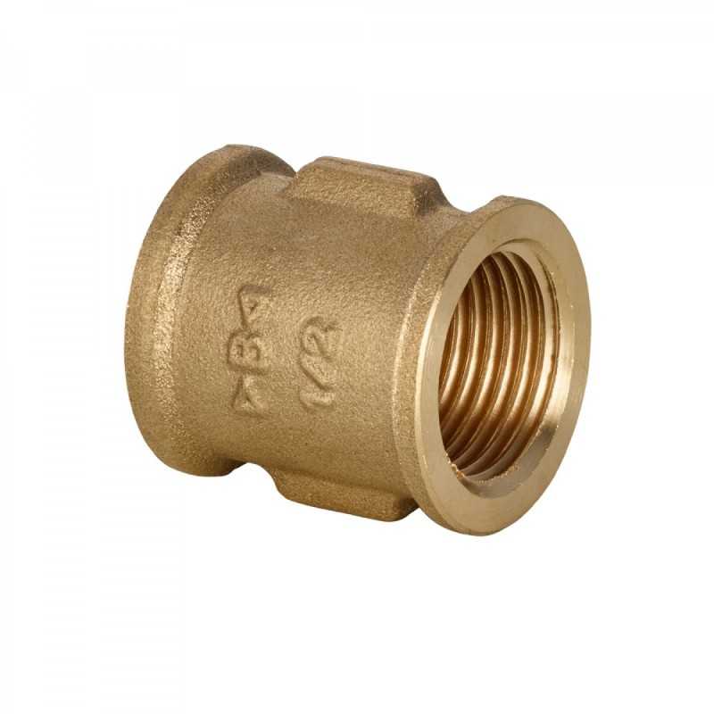 MANICOTTO IN OTTONE F/F 3/8”