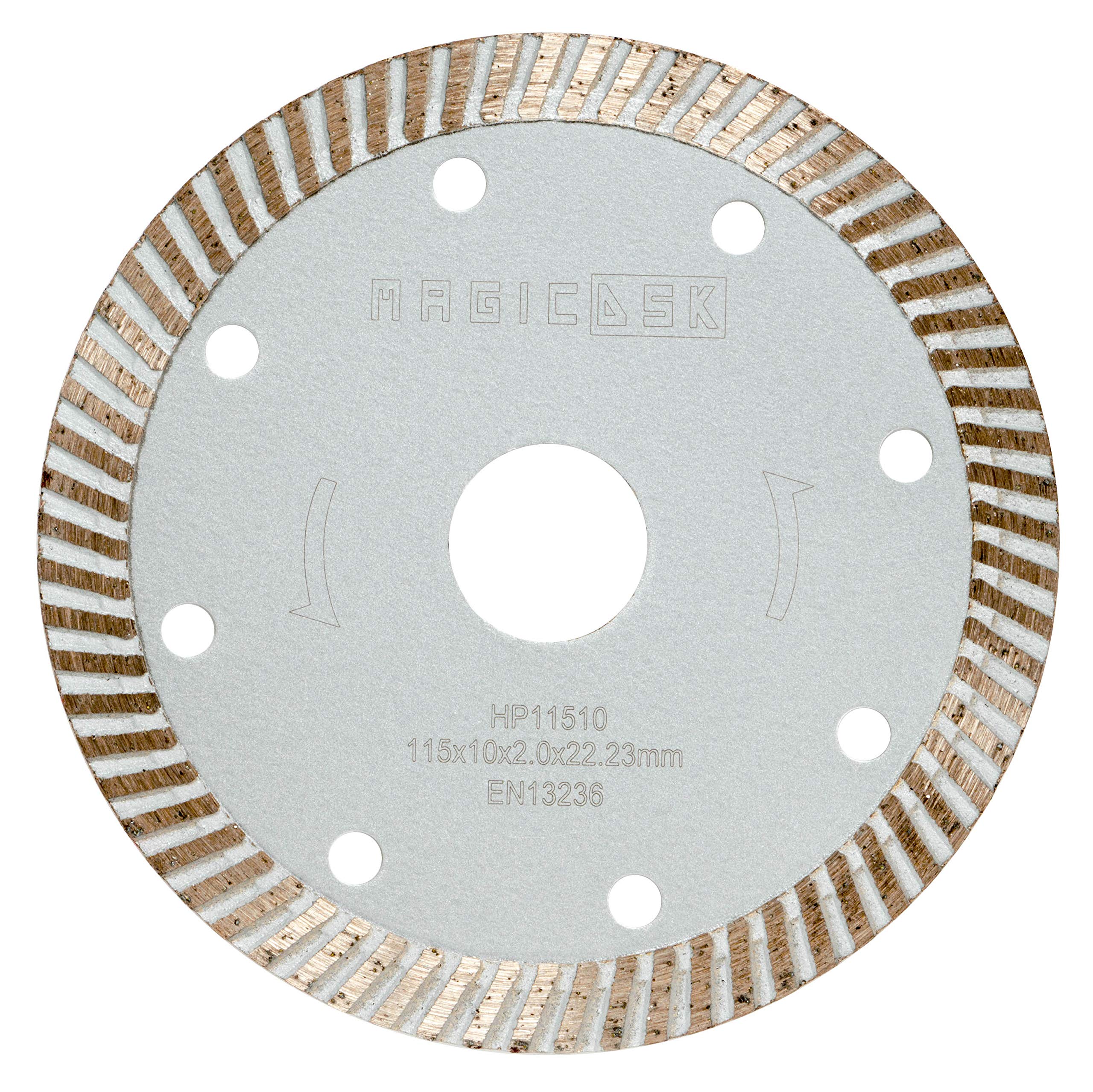 DISCO DA TAGLIO DIAMANTATO TURBO 115MM