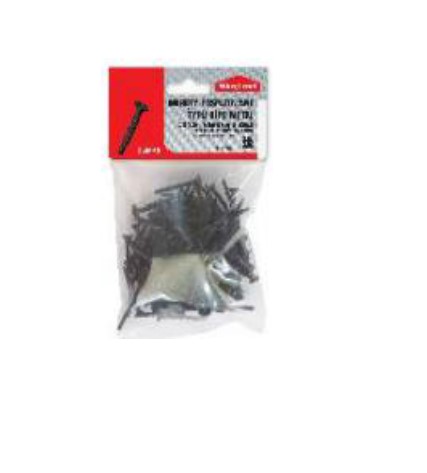 BL. VITE PER CART. FOSFATA NERA 3,5X25 PZ200