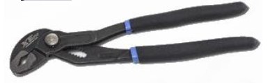 PINZA REGOLABILE A PULSANTE 180MM