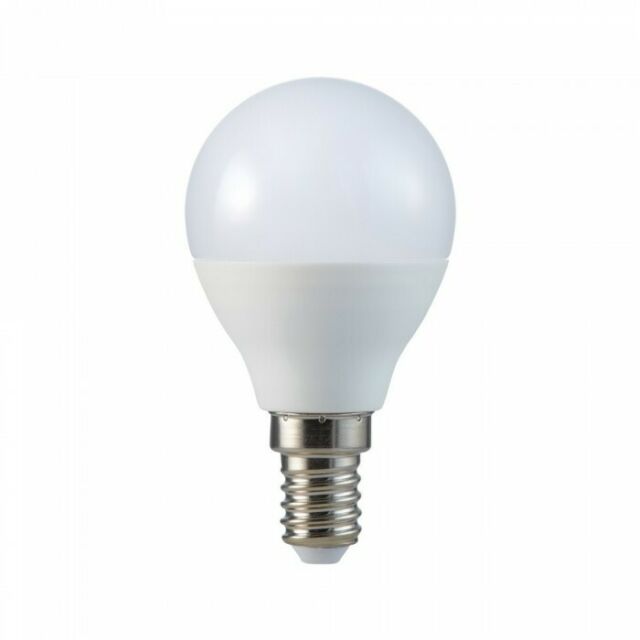 LAMPADA A SFERA LED LUCE FREDDA E14 6W 6000K