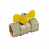 VALVOLA A SFERA GAS FARFALLA F/F 1"