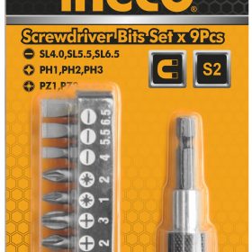 SET 9 PEZZI BIT INGCO