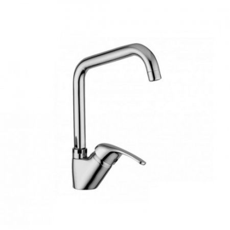 MISCELATORE LAVELLO CUCINA CANNA L CROMO T-ONE