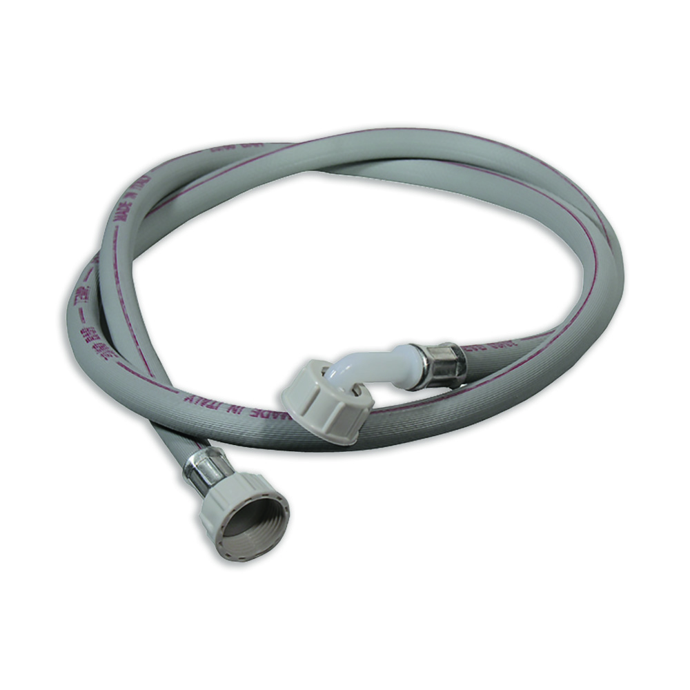 TUBO CARICO LAVATRICE 3/4 C/CURVA MT 2