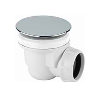 PILETTA DOCCIA IN PP ø60MM CON TAPPO CROMATO