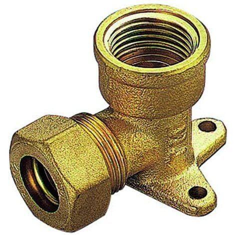 GOMITO RAME FLANGIATO A STRING. F. 16X1/2