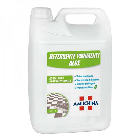 DETERSIVO PAVIMENTI ALOE 5 LT AMUCHINA