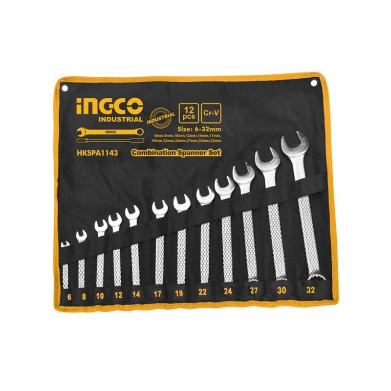 SET 12 CHIAVI COMBINATE 6-32 INGCO