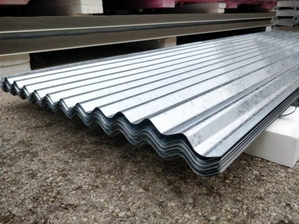 LAMIERA ZINCATA ONDULATA 0,25MM 2X0,9M 4,3 KG