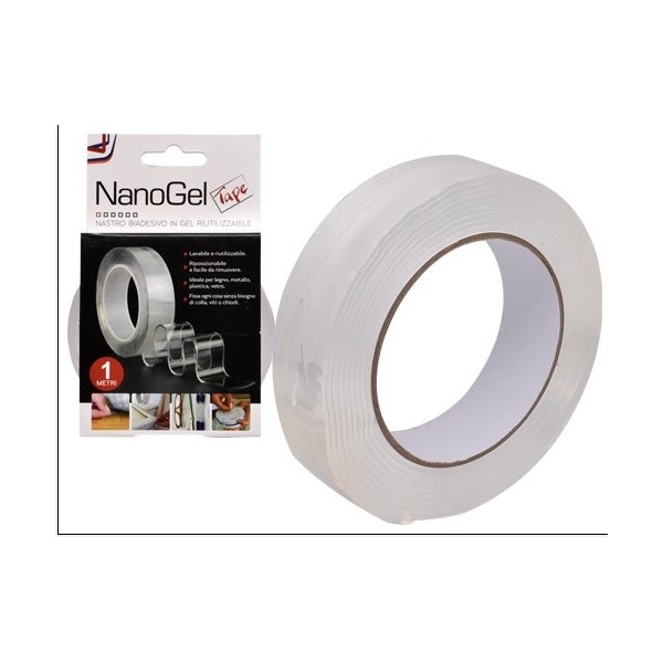 NASTRO BIADESIVI GEL TRASPARENTE 3MT