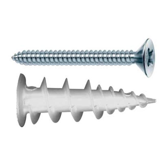 TASSELLO AUTOFORANTE PER CART. CON VITE 6X37MM VITE 4X30MM