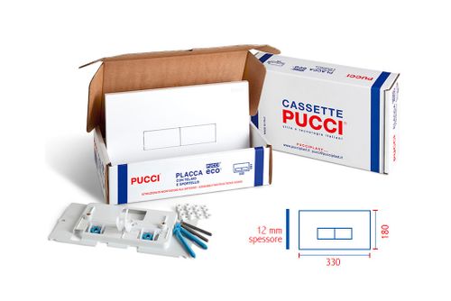 PLACCA BIANCA PUCCI ECO C/TELAIO 33X18 ART.80179560